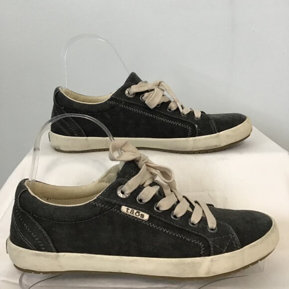 Taos Charcoal Star Sneakers Size 8 - Picture 2 of 8